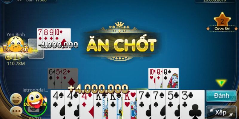 Cách Chơi Bài Tú Lơ Khơ – Hướng Dẫn Từ A Đến Z Tại 77Bet 4 Chặn 2 đúng lúc sẽ mang đến lợi thế lớn